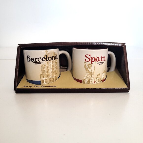 Starbucks Barcelona & Spain Global Icon Collector Demitasse 3 oz - NEW - Picture 1 of 2